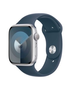 Смарт часы Watch S9 45mm Silver Aluminium Blue M L Apple