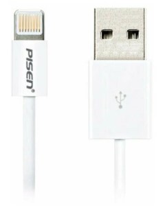 Дата кабель для Apple iPhone 5S USB Lightning 1 м белый Nobrand