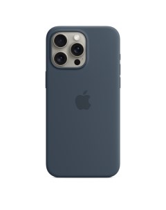 Чехол Silicone Case with MagSafe для iPhone 15 Pro Max Storm Blue MT1P3 Apple