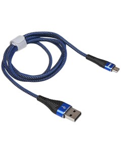 Кабель USB micro USB 1 м синий Tfn