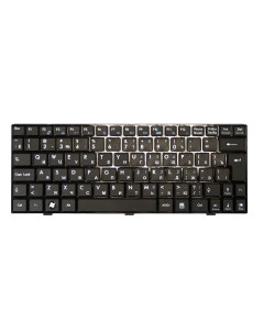 Клавиатура для ноутбука MSI U135 U160 MS N014 V103622CK1 V103622AK1 V103622AS1 черна Vbparts