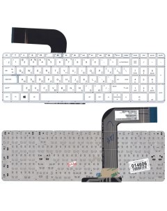 Клавиатура для ноутбука HP Pavilion 17 F 15 P Series p n 9Z N9HBQ 901 белая Sino power