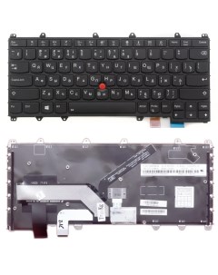 Клавиатура для ноутбука Lenovo ThinkPad X380 Yoga Series p n 01HW637 черная с рамкой со Vbparts