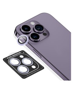 Стекло для iPhone 14 Pro 14 Pro Max Armor metal 3 шт Purple Blueo