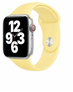 Ремешок WIWU Color Silicone Band для Apple Watch 42 44мм желтый Nobrand