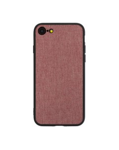 Чехол для Apple iPhone SE 2020 7 8 розовый Textile 900118 Deppa