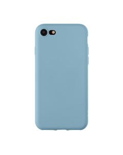 Чехол для Apple iPhone SE 2020 7 8 голубой Rubber coating 900102 Deppa