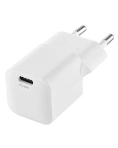 Сетевое зарядное устройство Wall charger Pulse Pro USB Type C 30 Вт белый Ubear