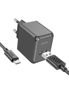 Сетевое зарядное устройство CS11A для Type C Black Hoco