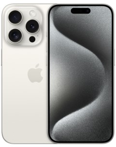Смартфон iPhone 15 Pro 256GB White Titanium Dual Sim Apple