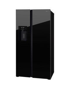 Холодильник RFS 655DX NFGB черный Hiberg