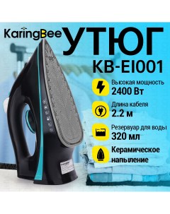 Утюг KB EI001 бирюзовый черный Karingbee