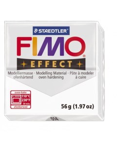 Полимерная глина Effect запекаемая в печке 56 грамм прозрачный Fimo