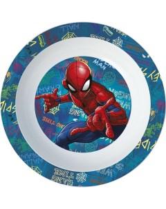 Тарелка пластиковая глубокая для СВЧ Человек паук Граффити 20 5 см Nd play