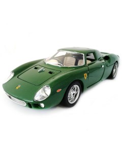 Коллекционная модель автомобиля Ferrari 250 Le Mans 1965 масштаб 1 18 3033 green Bburago
