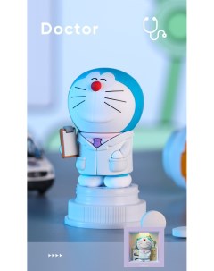 Декоративный детский ночник фоторамка Doraemon 1973 Доктор Rock