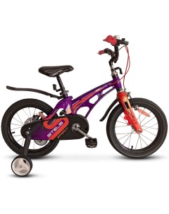 Велосипед Galaxy 16 2022 Цвет фиолетовый красный Stels