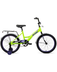 Велосипед Kids 20 1cк 2022 Цвет ярко зеленый фиолетовый Altair