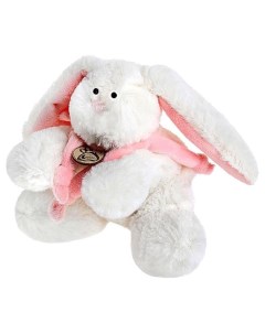 Мягкая игрушка Кролик 15см белый розовый АТ365043 Lapkin