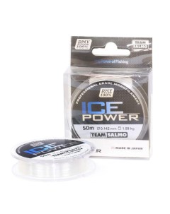 Леска монофильная Ice Power 0 3 мм 50 м 6 96 кг clear Salmo