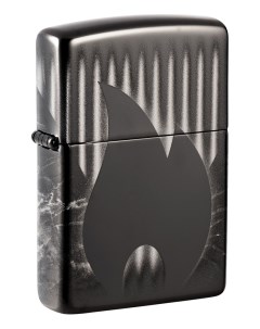 Зажигалка кремниевая Classic с покрытием High Polish Black черная 48738 Zippo