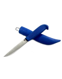 Нож Финка 108 С сталь D2 резинопластик цвет синий Русский булат