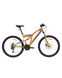 Велосипед Jumper FS 27 1 D 2024 оранжевый голубой синий 16 Stark