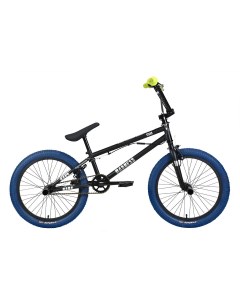Велосипед Madness BMX 2 2024 черный матовый серебристый темно синий 9 Stark