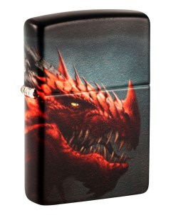 Зажигалка кремниевая Dragon Design с покрытием 540 Matte разноцветная 48777 Zippo