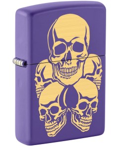 Зажигалка кремниевая с покрытием Purple Matte фиолетовая 48783 Zippo