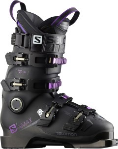 Горнолыжные ботинки X Max 120 2018 black purple 27 5 Salomon
