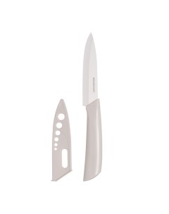 Нож для нарезки 13 см с чехлом керамика пластик молочный Regular Kuchenland