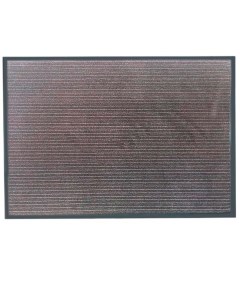 Коврик придверный Стерео резиновый бежево серый 90х150 см Симаттекс
