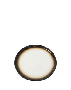 Тарелка десертная 7368832 22 см коричневый белый Coincasa