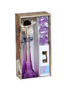 Набор подарочный Париж ваза свечи аромамасло орхидея декор Богатство аромата