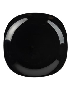 Тарелка для вторых блюд Quadrato 28 см черная Nobrand