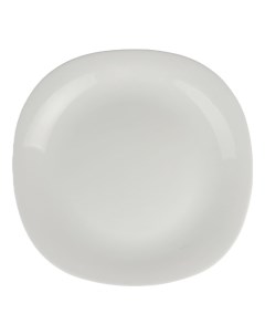 Тарелка для вторых блюд Quadrato 28 см белая Nobrand