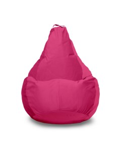 Кресло мешок Груша XXL микровелюр розовый Pufon