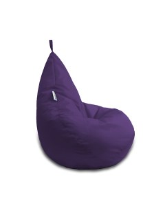 Кресло мешок Груша XL фиолетовый Pufon