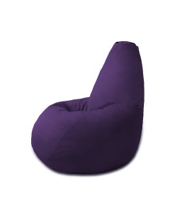 Кресло мешок Груша XXL фиолетовый Pufon