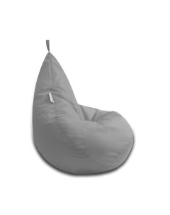 Кресло мешок Груша XL серый Pufon