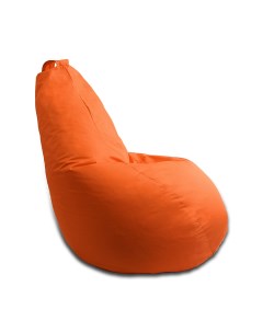 Кресло мешок Груша XXL оранжевый Pufon