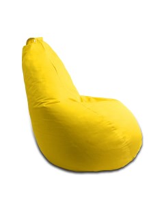 Кресло мешок Груша XXL желтый Pufon