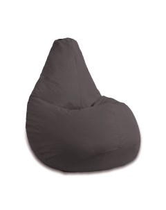 Кресло мешок Груша XXL темно серый Pufon