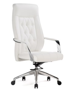 Компьютерное кресло Sarabi white satin chrome Woodville