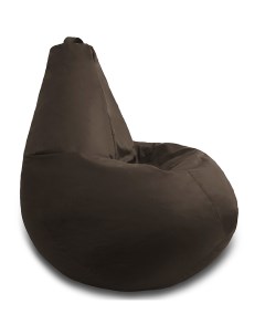 Кресло мешок Груша XXXL коричневый Pufon