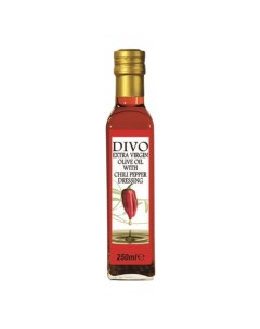 Масло оливковое Extra Virgin с ароматом красного перца 0 25 л Divo
