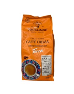 Кофе в зернах Tеmpelmann Caffe Crema Terra 1 кг Tempelmann