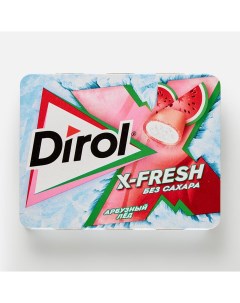 Жевательная резинка X Fresh арбузный лёд без сахара 16 г Dirol