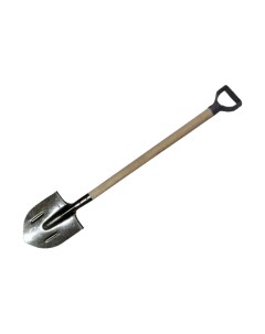Штыковая лопата рельсовая сталь с деревянным черенком и V образной ручкой GAV 04 Gigant